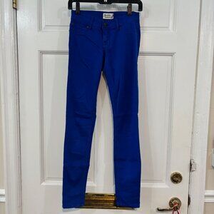 Scarlet Boulevard Women's Low Rise Skinny Jeans, Blue, Great Condition! Size 24